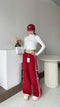 KELTIS Little Bow Decor Track Pants